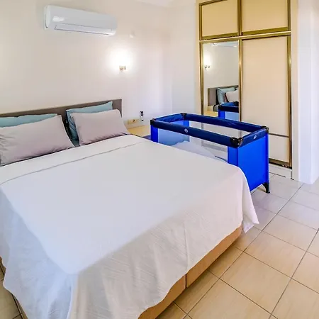 With Shared Pool And Sea View In Seydikemer Karadere (Aegean)